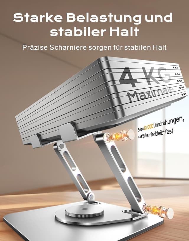 Thumbnail 4 de Glangeh Laptop Ständer 16 Zoll höhenverstellbar