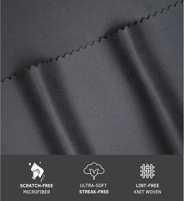 Detalle de 60 Pack Japanese-Style Microfibre Glasses Cleaning Cloths (Streak & Scratch-Free) for Lenses, Screens and iPhone