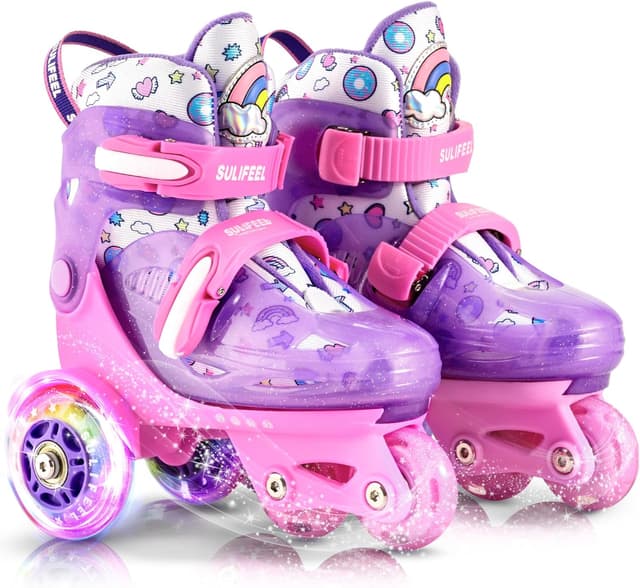 Thumbnail 6 de SULIFEEL Patines Roller infantiles ajustables 4 tallas