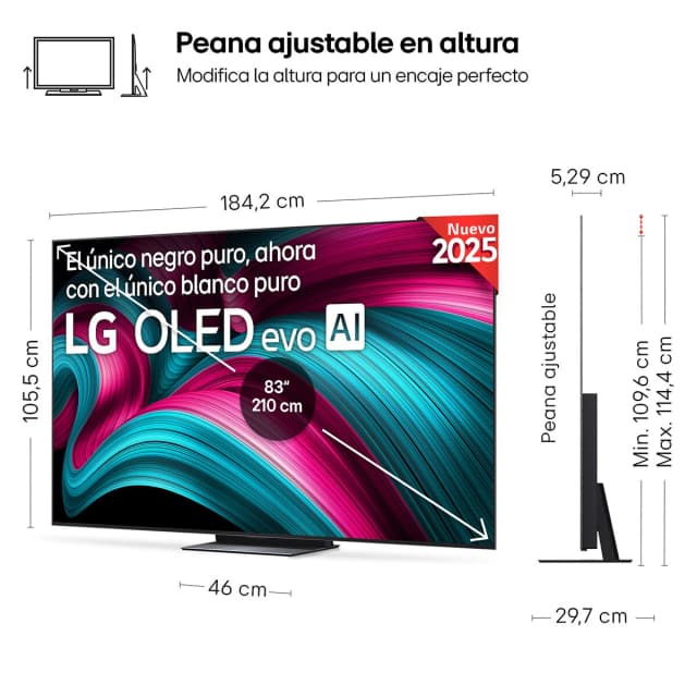 Detalle 2 de LG OLED evo C5 83