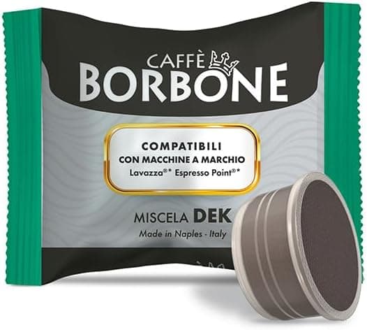 Detalle de Caffè Borbone Dek Cápsulas Coffee para Lavazza Espresso