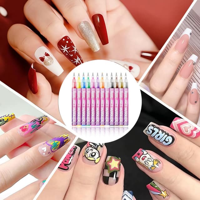 Thumbnail 6 de flintronic Stylos Nail Art 12 couleurs 🎨
