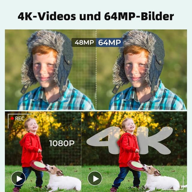 Detalle 2 de Digitalkamera 4K 64MP Vlogging Kamera 18X