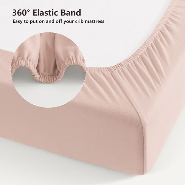 Detalle de Next to Me cot sheets 140x70cm, 2 pack