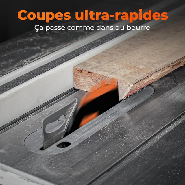 Detalle de Lame de scie circulaire BAUBECK 315 x 30 mm, coupe rapide dans le bois (30 dents)