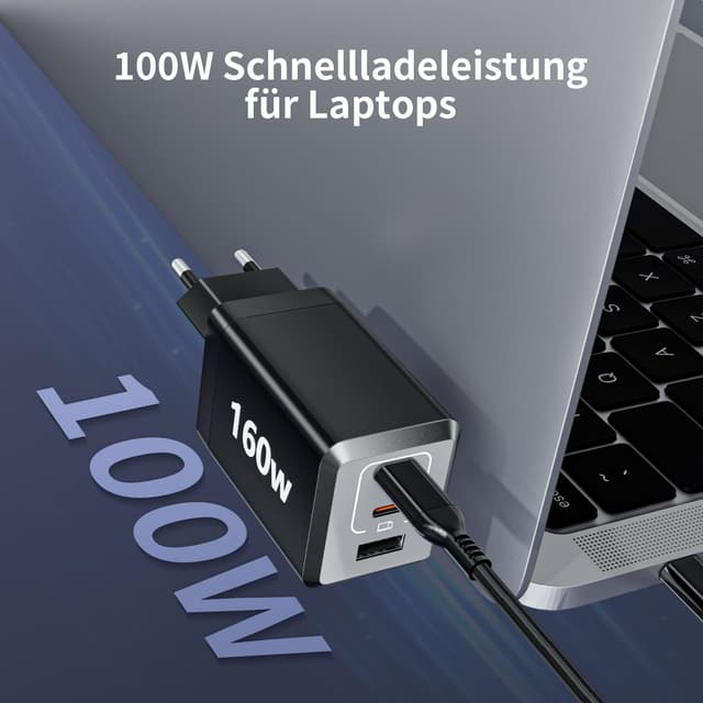 Detalle 2 de HSSNS 160W USB C Ladegerät 3‑Port
