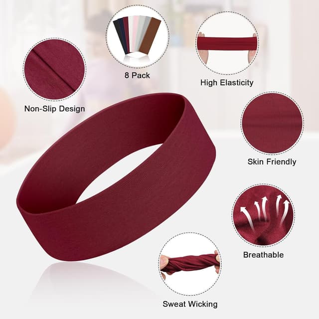 Thumbnail 6 de Headbands for women 8 pack AWUMBUK