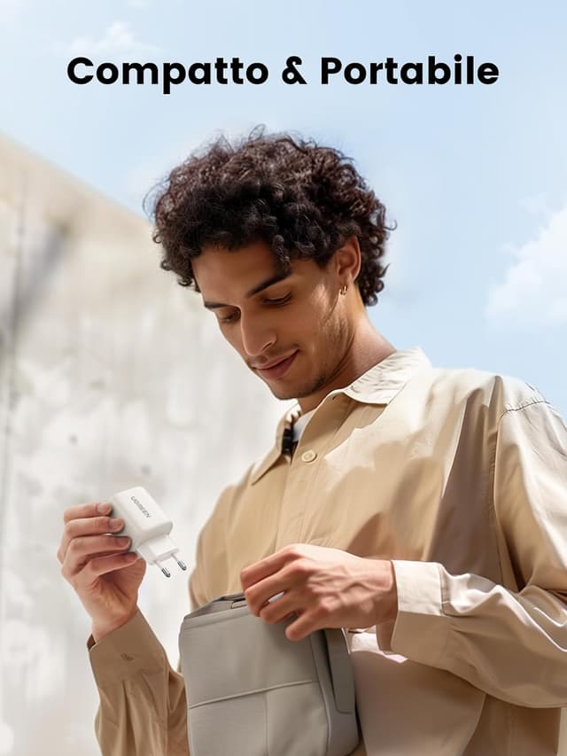 Thumbnail 6 de UGREEN Nexode 35W Caricatore USB-C GaN con USB-A (2 porte) — compatibile con iPhone, Galaxy, iPad e MacBook M2