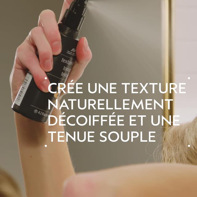 Detalle de Aveda Texture Tonique – spray texturisant à base de sel et sucre, effet décoiffé “retour de plage”, 125 ml