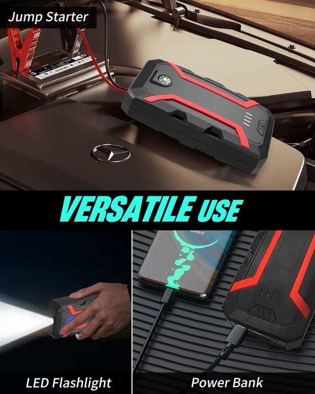 Thumbnail 4 de Zumhigh Jump Starter Power Pack 1000A Peak car jump starter