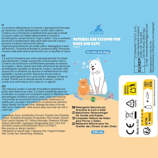Thumbnail 6 de Aspand Detergente per Orecchie 100ml