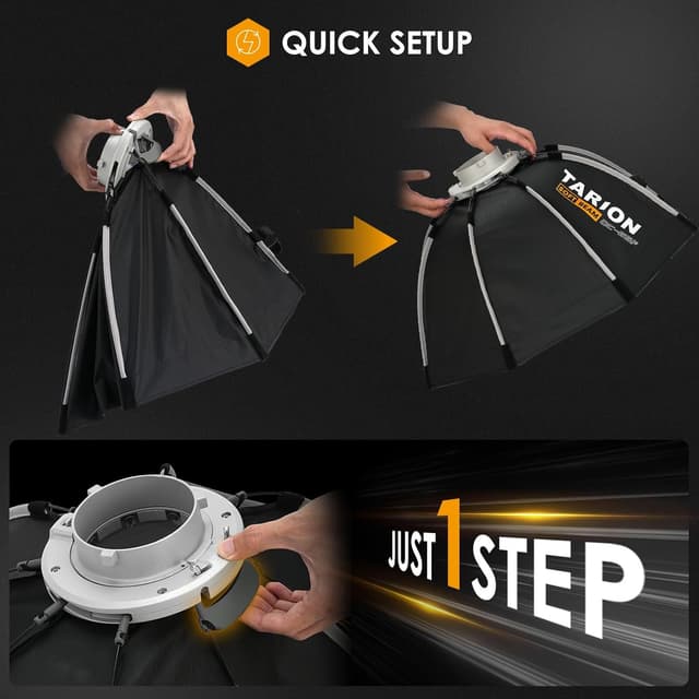 Detalle 2 de TARION Softbox Octagonal 120 cm OC-120F Softbeam