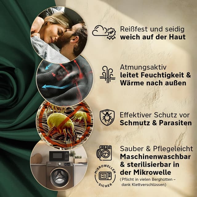 Thumbnail 4 de Armadic Hüttenschlafsack Inlett 230 g