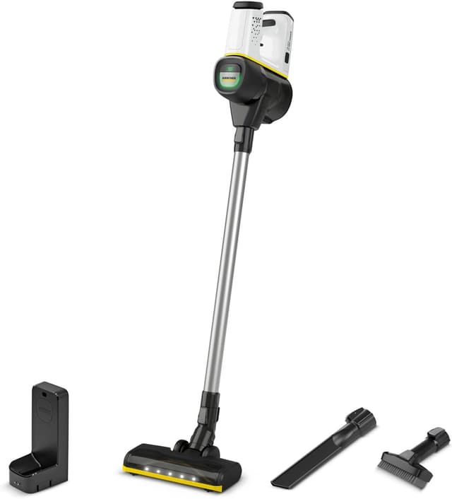 Detalle de Kärcher VC 6 Cordless ourFamily Akku-Staubsauger – bis zu 50 Min., 2 Saugstufen, Wandhalterung mit Ladefunktion
