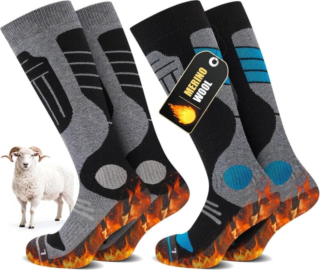 Imagen de SukModen Calzini da Sci in Lana di Merino en OfertitasTOP