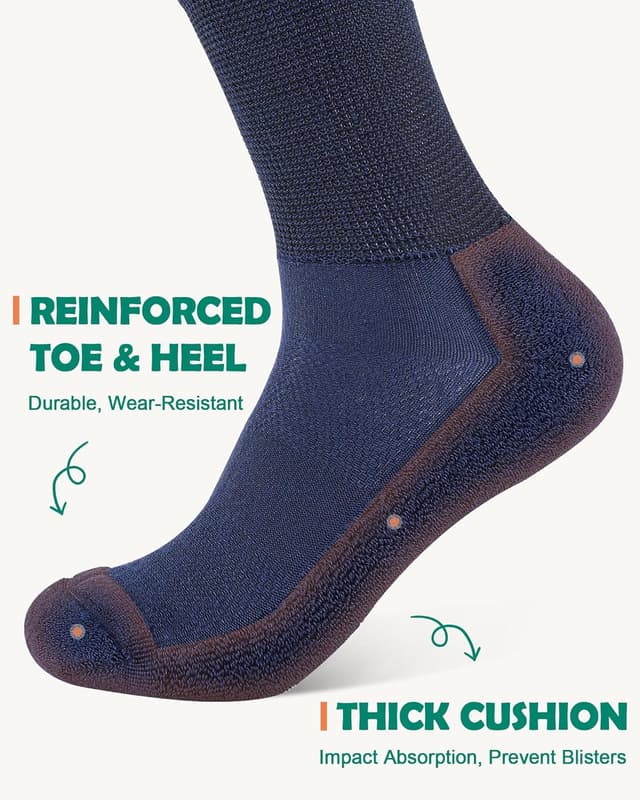 Detalle 1 de SukModen bamboo diabetic socks 3 pairs