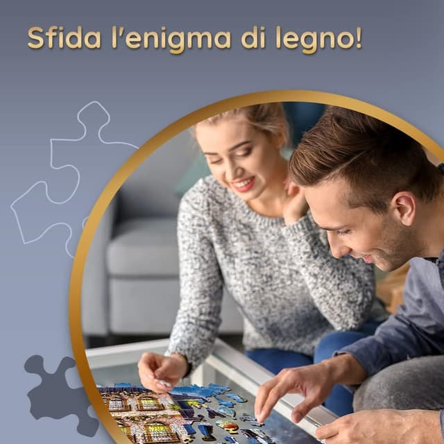 Thumbnail 6 de Trefl puzzle di legno Disney Villains 1000 pezzi