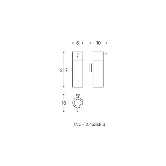 Thumbnail 1 de Cosmic Dosificador de jabón de pared Micra
