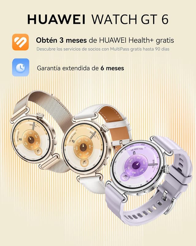 Detalle 2 de Huawei Watch GT 6 41mm GPS smartwatch