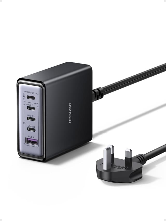 Detalle de UGREEN 65W USB-C 5‑Port Charging Station