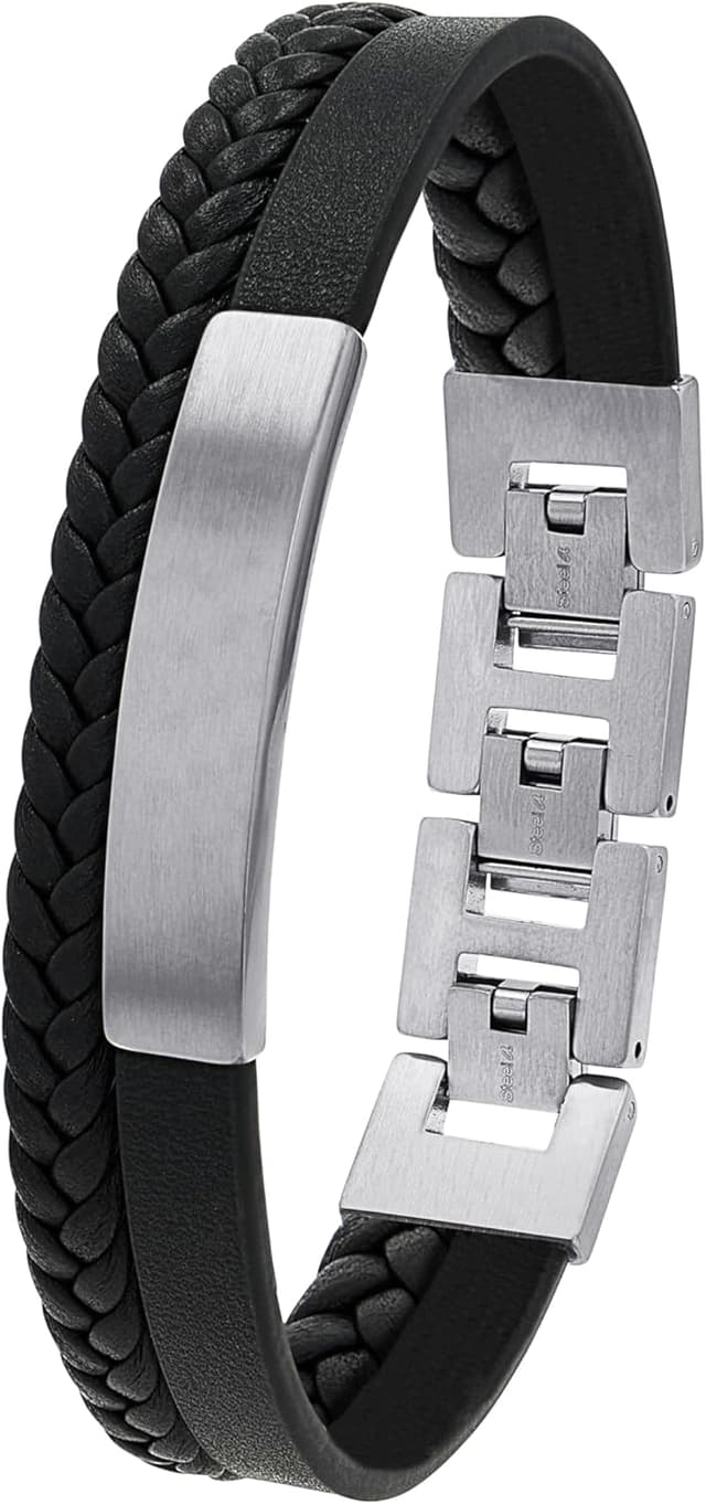 Detalle de s.Oliver Armband aus Leder 18,5 cm