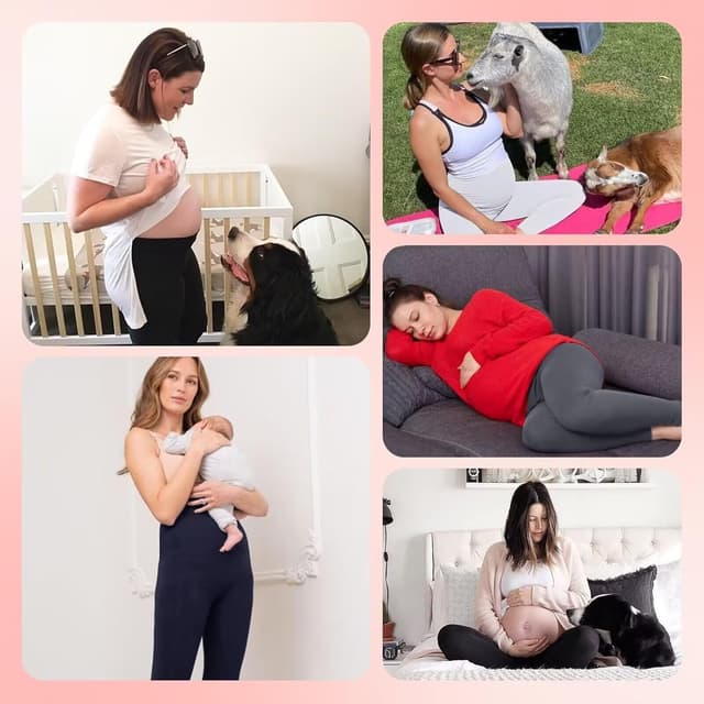 Thumbnail 1 de Maternity leggings with pockets for gym