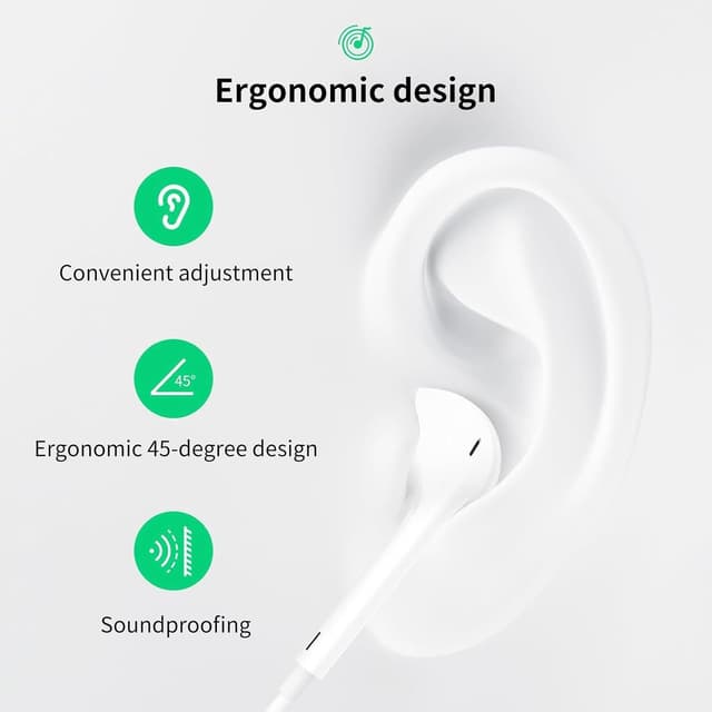 Thumbnail 2 de XIANGBIN USB C Earphones In-Ear