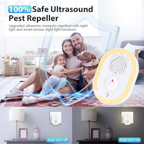 Thumbnail 4 de Répulsif ultrason moustique, anti-rongeurs, lot de 6