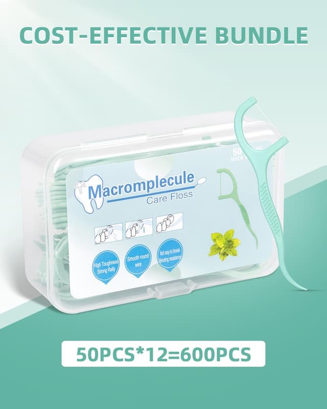 Thumbnail 4 de Hilo dental 600 piezas menta