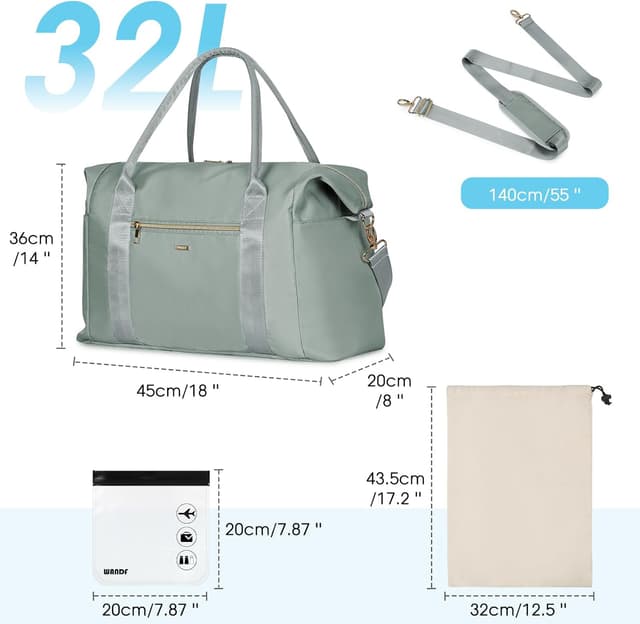 Thumbnail 6 de WANDF Cabin Bag 45x36x20 underseat carry on
