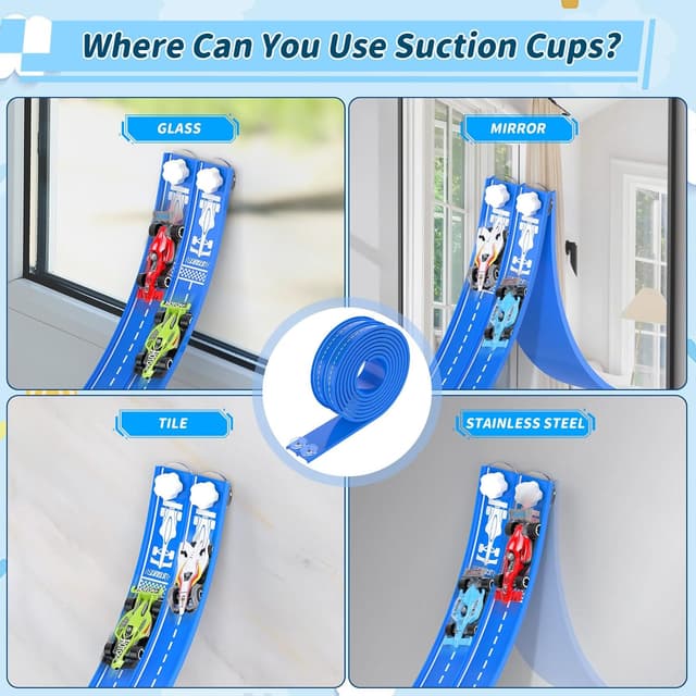 Detalle 2 de Flexible Race Track 20ft Slot Car Set with 4 Cars