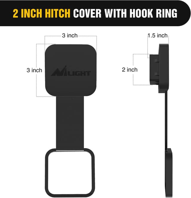 Thumbnail 4 de Nilight 2-Inch Rear Hitch for Wrangler JL