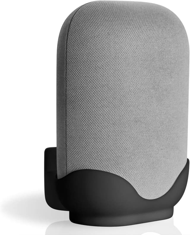 Detalle de honecumi Wall Mount for Google Nest Audio (Black) — wall and table speaker holder