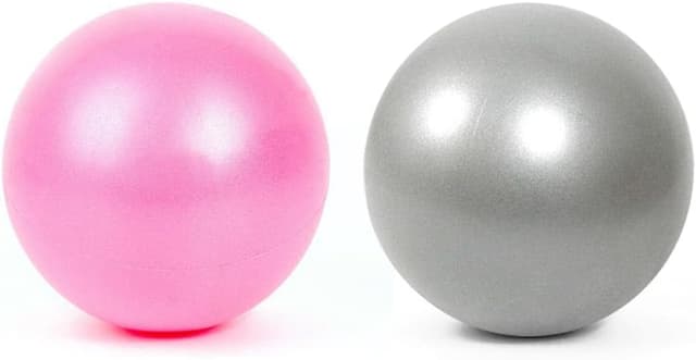 Detalle de Yontree 2 Pack Soft Pilates Ball (22–25cm) for Yoga, Pilates & Core Workouts