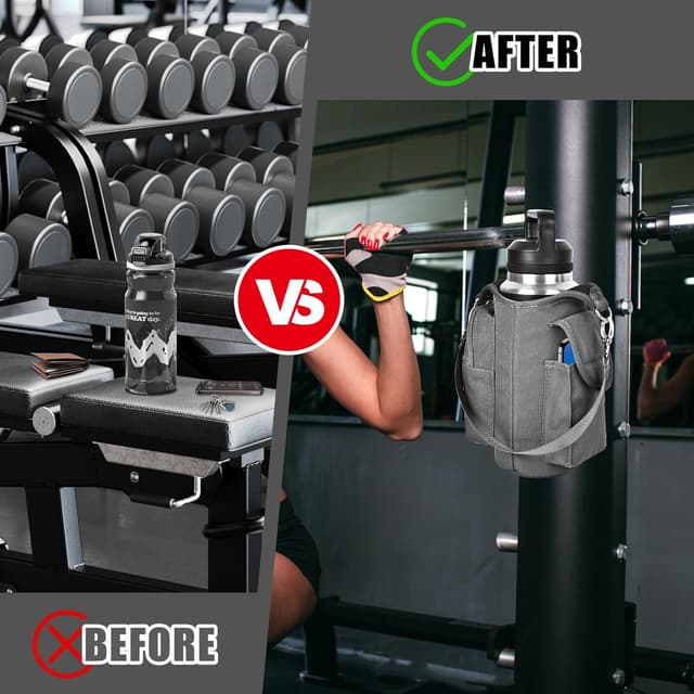 Thumbnail 5 de icolor Magnetic Gym Bag Water Bottle Carrier