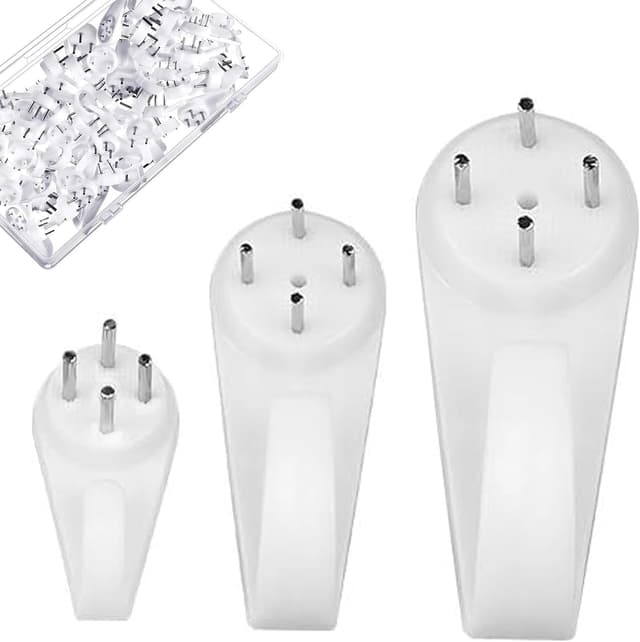 Detalle de Non-trace picture hooks 60 pack 🖼