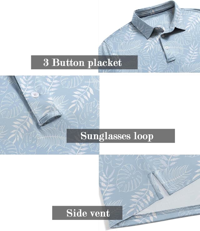 Detalle 2 de ZITY Golf Polo Shirt Moisture Wicking