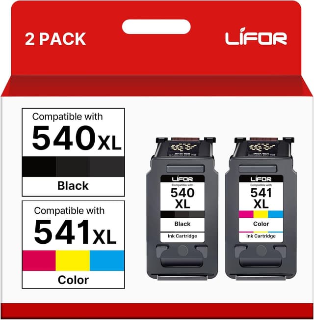 Detalle de LIFOR 540XL Black & 541XL Colour ink cartridges 🖨