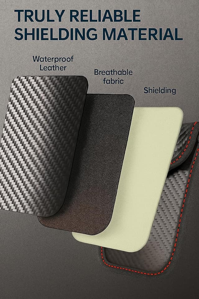 Thumbnail 5 de 3 Pack Faraday Pouch for Car Keys 9x14 cm