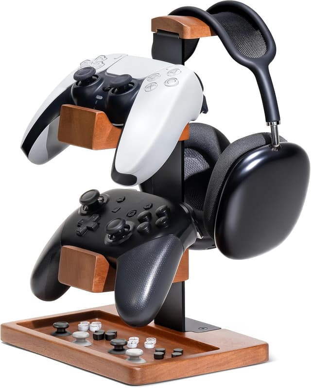 Detalle de HUMANCOZY Solid Wood Controller Holder