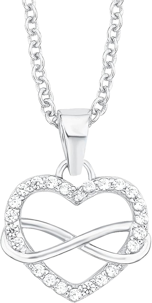 Detalle de s.Oliver Herz Kette 42+3 cm 925 Silber