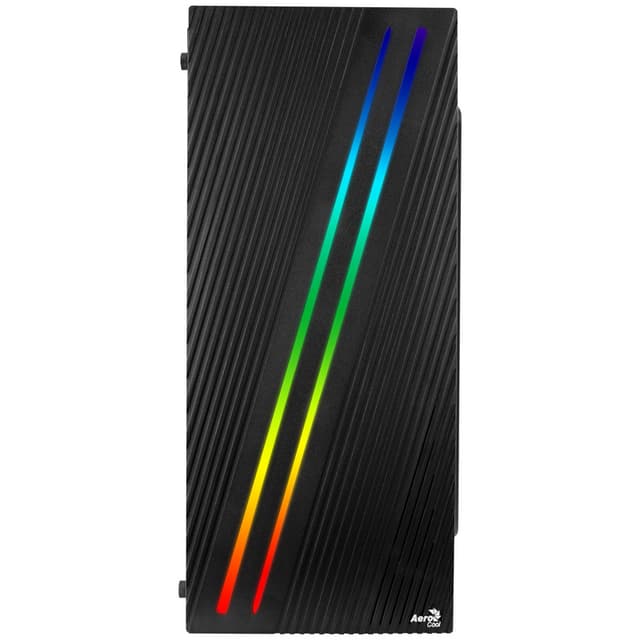 Detalle 2 de AeroCool Streak RGB semitorre con ventana y USB 3.0