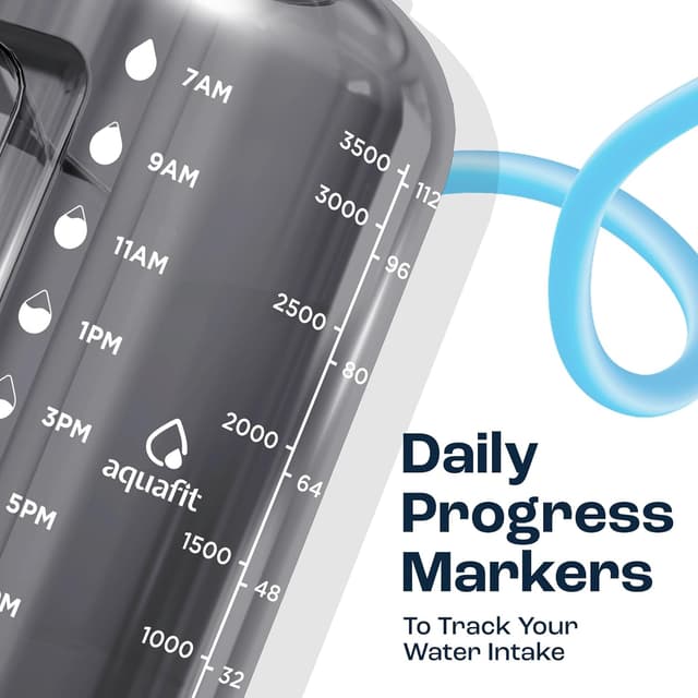 Detalle 2 de AQUAFIT 4L water bottle with straw