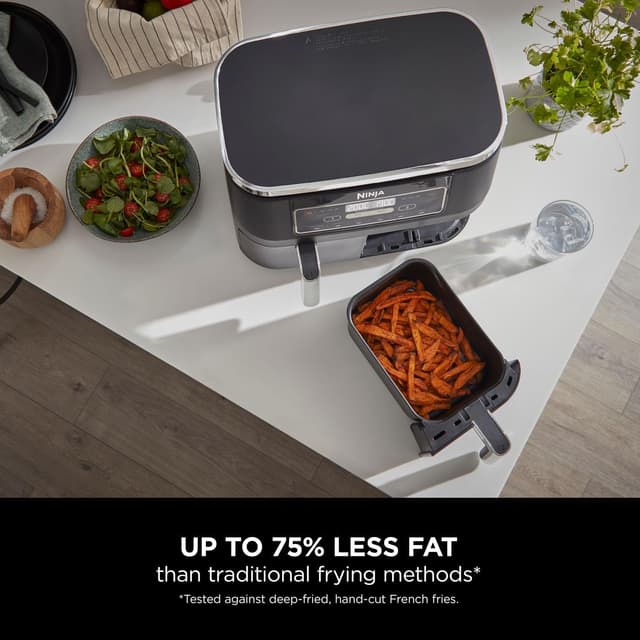 Thumbnail 6 de Ninja AF300UK dual zone air fryer 7.6L