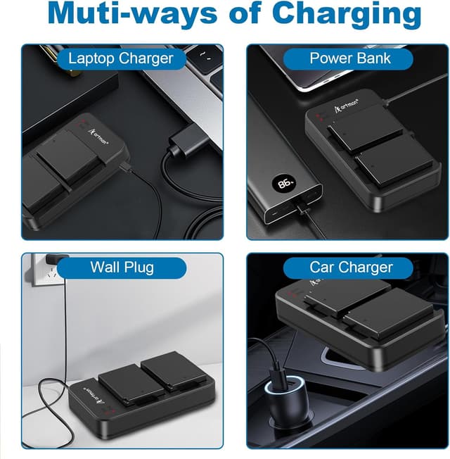 Thumbnail 5 de Artman LP‑E10 1600mAh battery 2-pack for Canon