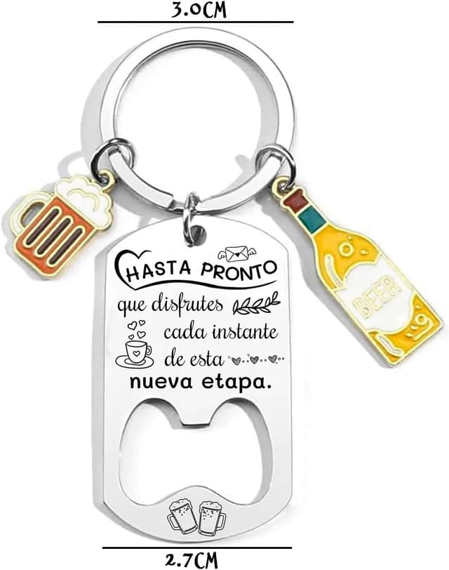 Thumbnail 1 de LUODAN Llavero Regalos Colegas para compañera