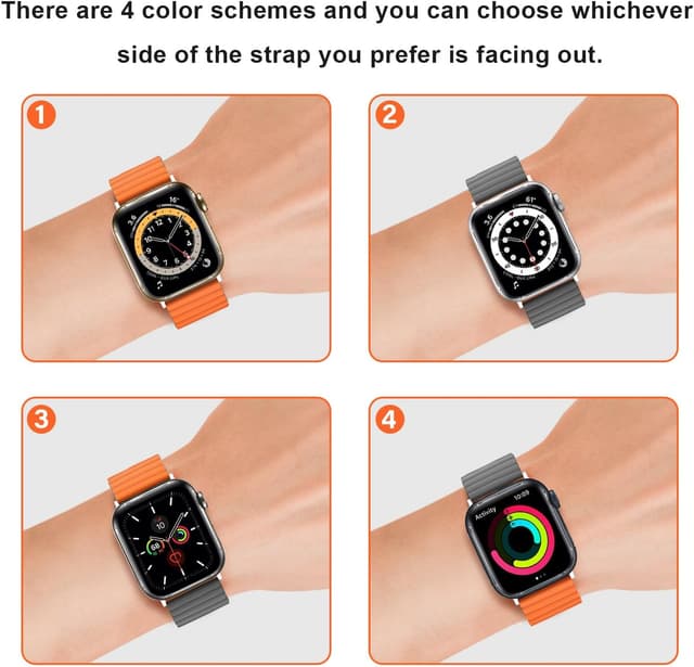 Detalle 2 de Anlinser Magnetic Strap for Apple Watch 45mm