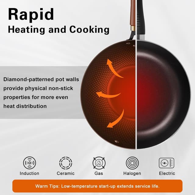 Thumbnail 2 de Jobin Wok antiadhésif 33 cm