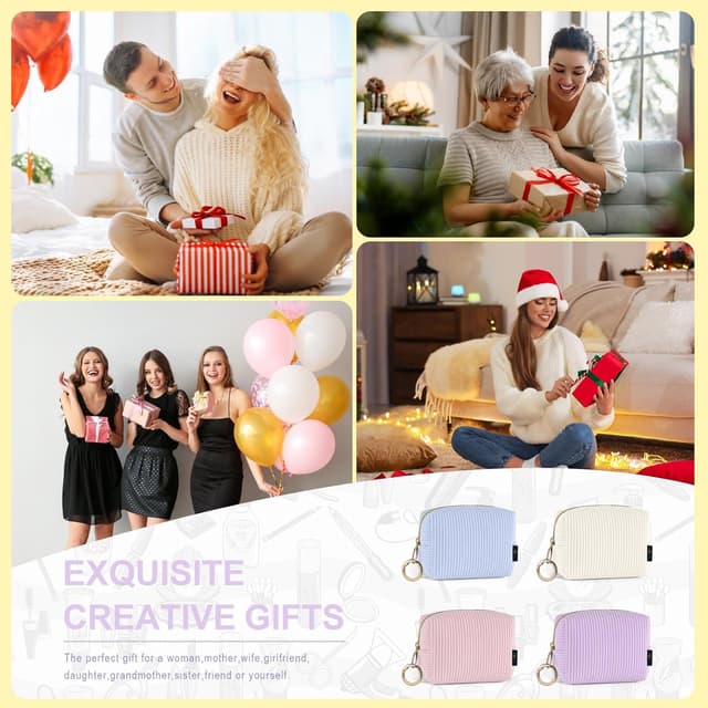 Thumbnail 6 de 3 PCS Neceseres de Maquillaje Violeta ✈️ Organizador de Viaje