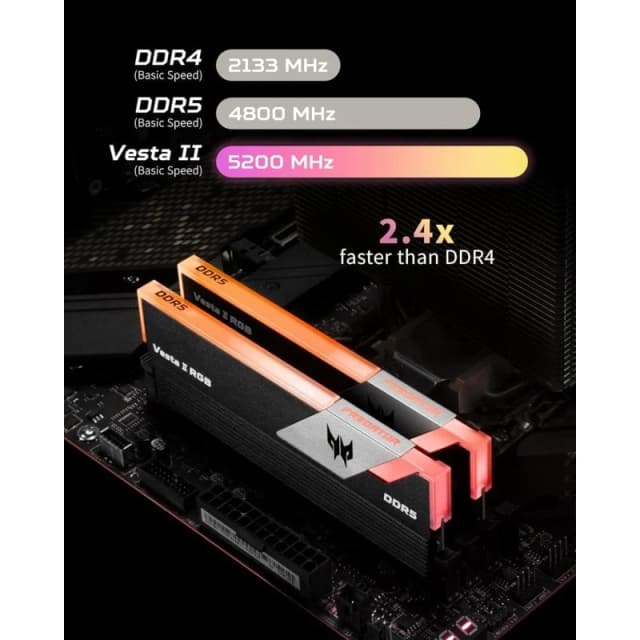 Thumbnail 3 de Acer Predator Vesta II DDR5 32GB 6000MHz